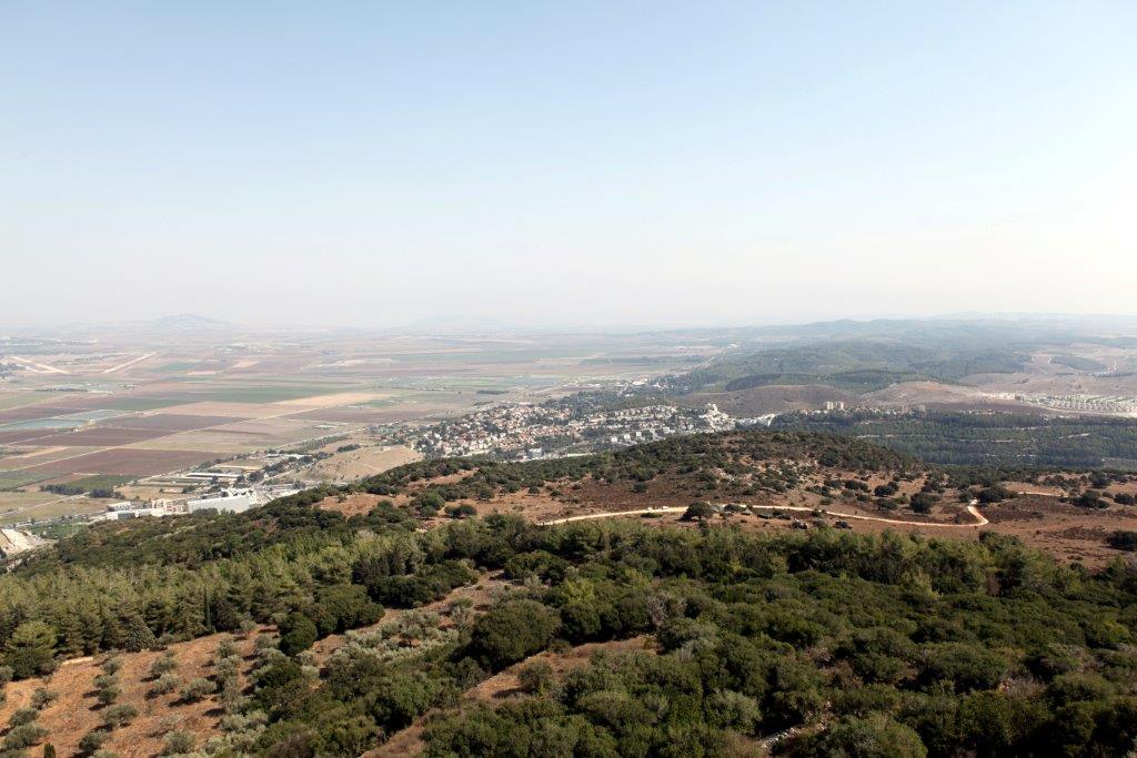 Vista valle de Israel